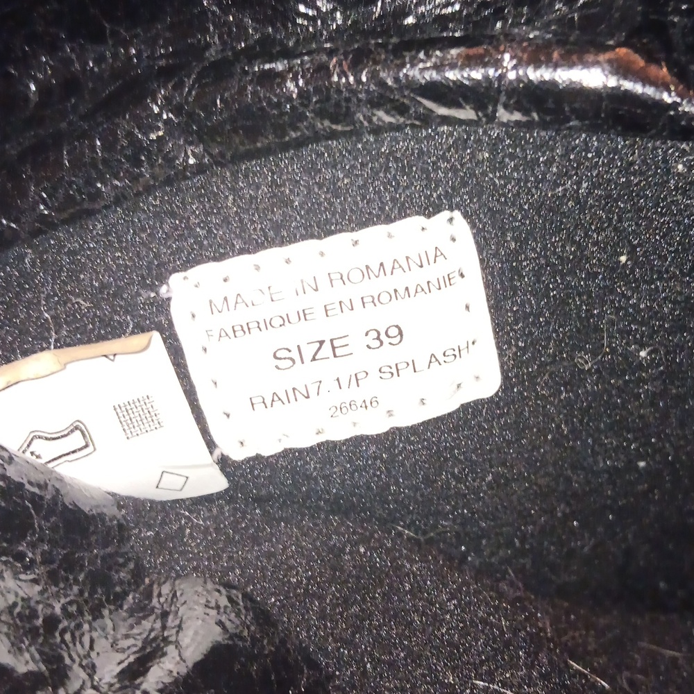 Pajar Black over the Knee quilted Rainboots NWT - Picture 7 of 7